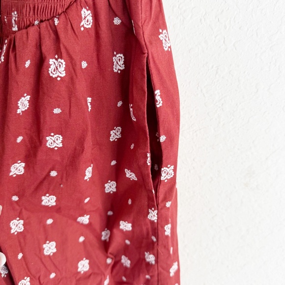 Wayf Dana Floral Smocked Drop Waist Midi Dress Size Medium - Picture 4 of 8